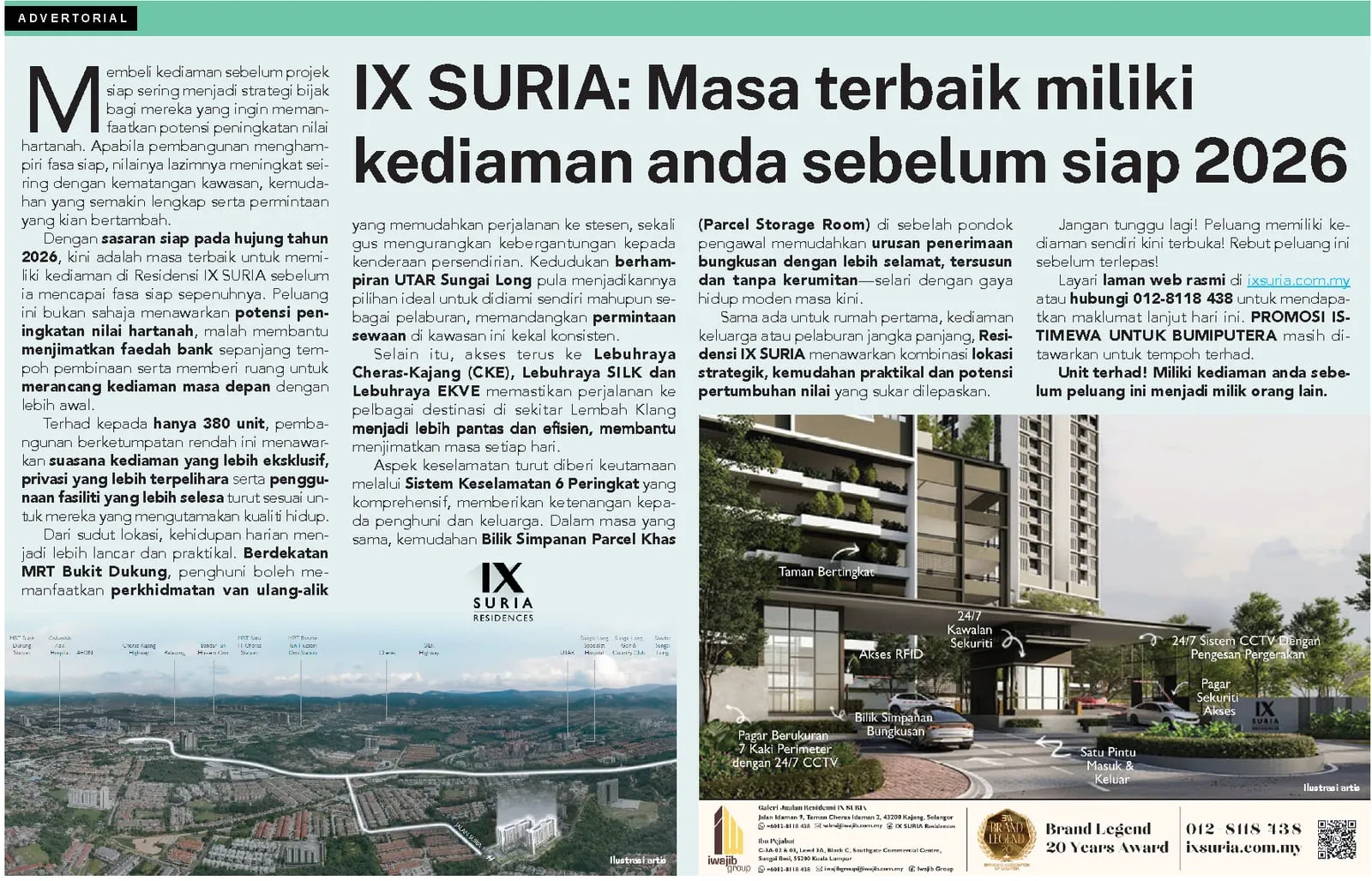 IX SURIA: Masa Terbaik Miliki Kediaman Anda Sebelum Siap 2026
